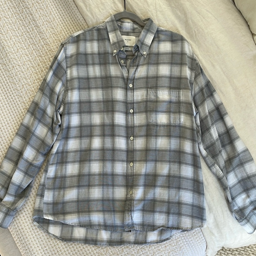 Billie Reid soft cotton long sleeve button up shirt